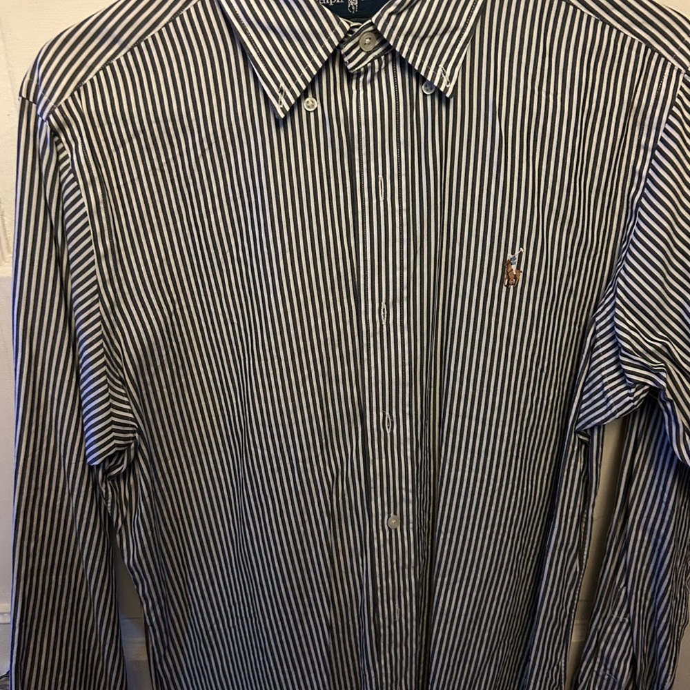 Ralph Lauren Men's Striped Button-Down Shirt
